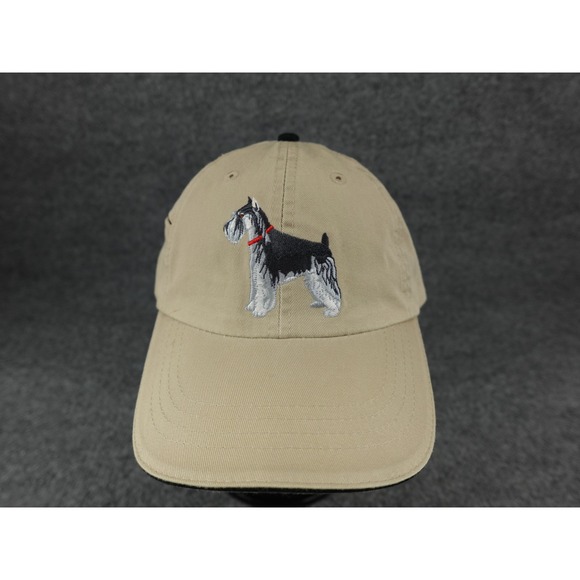 Your Breed Clothing Co. Other - Your Breed Clothing Co Schnauzer Dog Baseball Cap Tan Adult Side Pocket